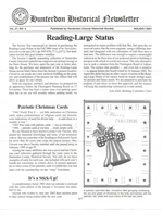 Holiday Newsletter 2001