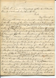Ingham Coryell Correspondence 1884