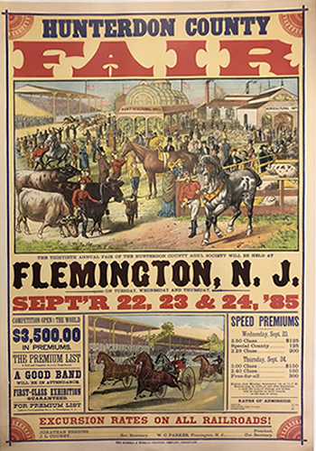 Flemington Fair Poster (1885 Color Reprint)