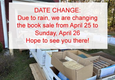 HCHS Moves Book Sale to April 26 Due to Rain